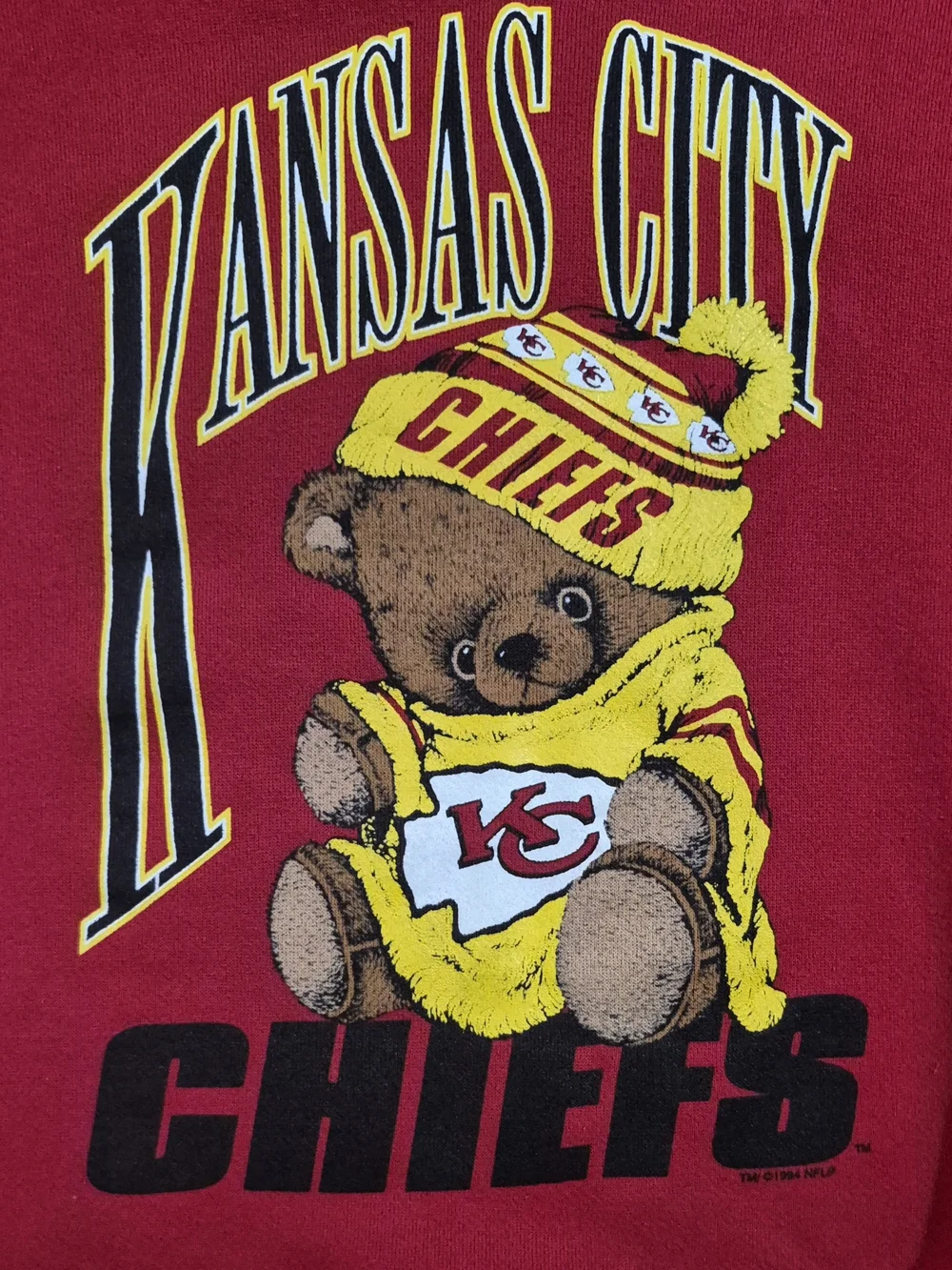 Kansas City Chiefs Red Graphic Teddy Sweatshirt